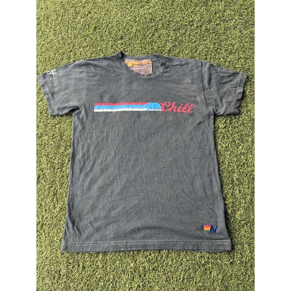 Aviator Nation Coors Light "Keeping California Chill" Grey T-Shirt Size Medium
